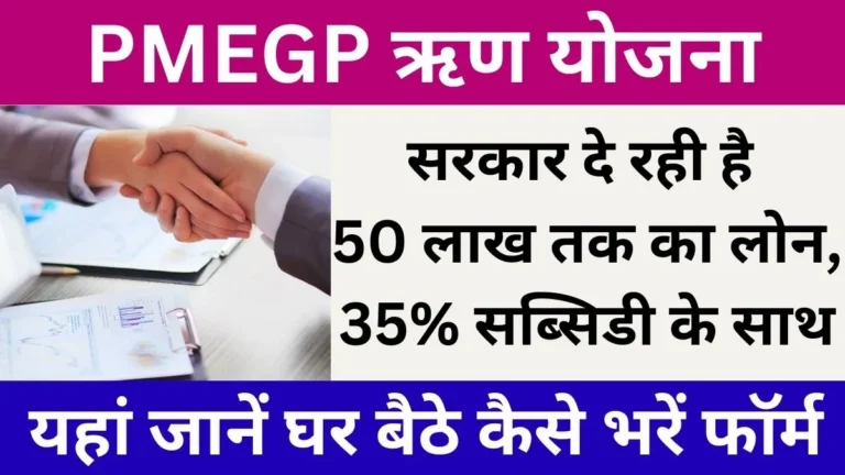 PMEGP Loan Online Apply 2024