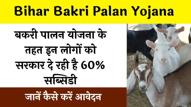 Bihar Bakri Palan Yojana