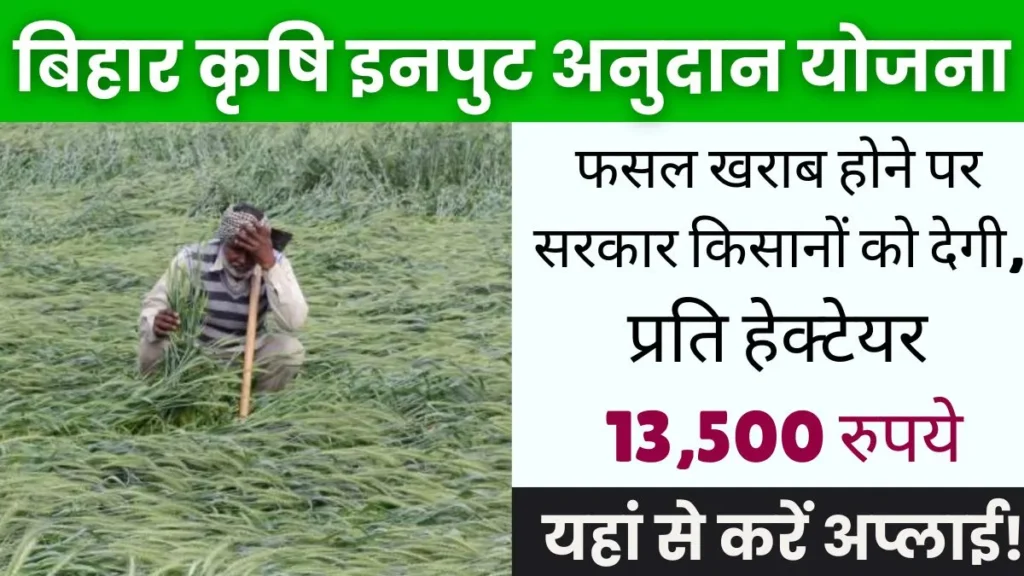 Bihar Krishi Input Anudan Yojana 2024