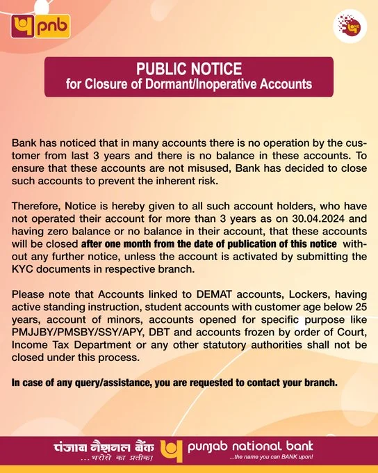 Punjab National Bank Account Alert