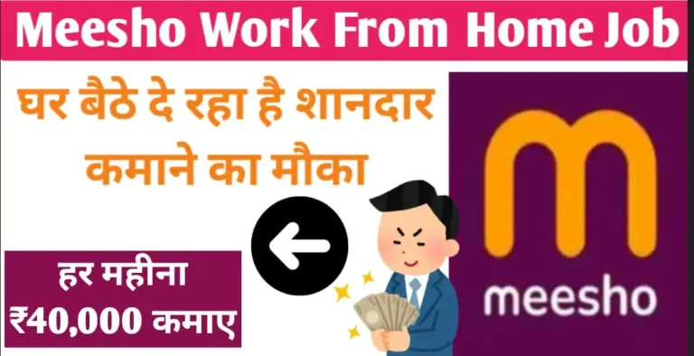 Meesho Work From Home Job