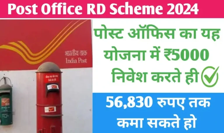 Post Office RD Scheme 2024