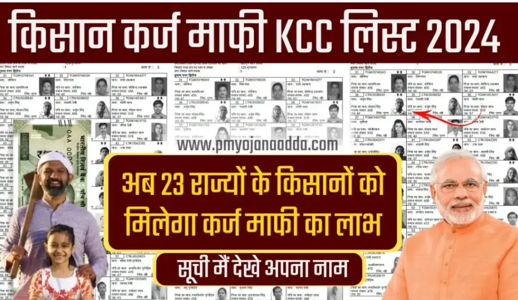 Kisan Karj Mafi KCC List