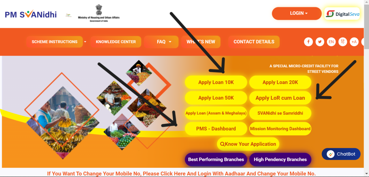 Pm Svanidhi Yojana 2024 Online Registration