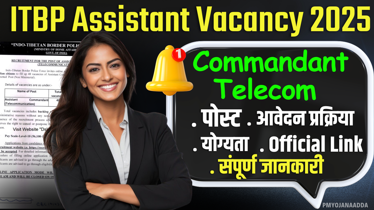 ITBP Assistant Commandant Telecom Vacancy 2025